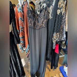 House of CB Black Lace Maxi Dress